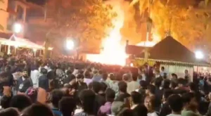 More than 150 people have been injured in a cracker accident in Kerala's Kasaragod